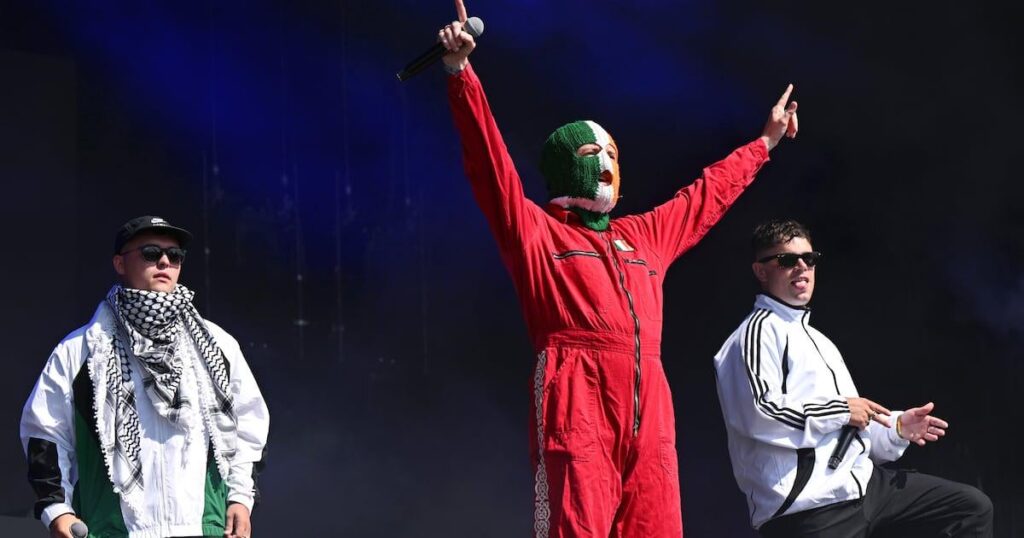 Kniescheibe wird keine weiteren Maßnahmen über die Leistung von Glastonbury ausgesetzt sein, sagt die Polizei, sagt die Polizei Kniescheibe wird keine weiteren Maßnahmen über die Leistung von Glastonbury ausgesetzt sein, sagt die Polizei, sagt die Polizei