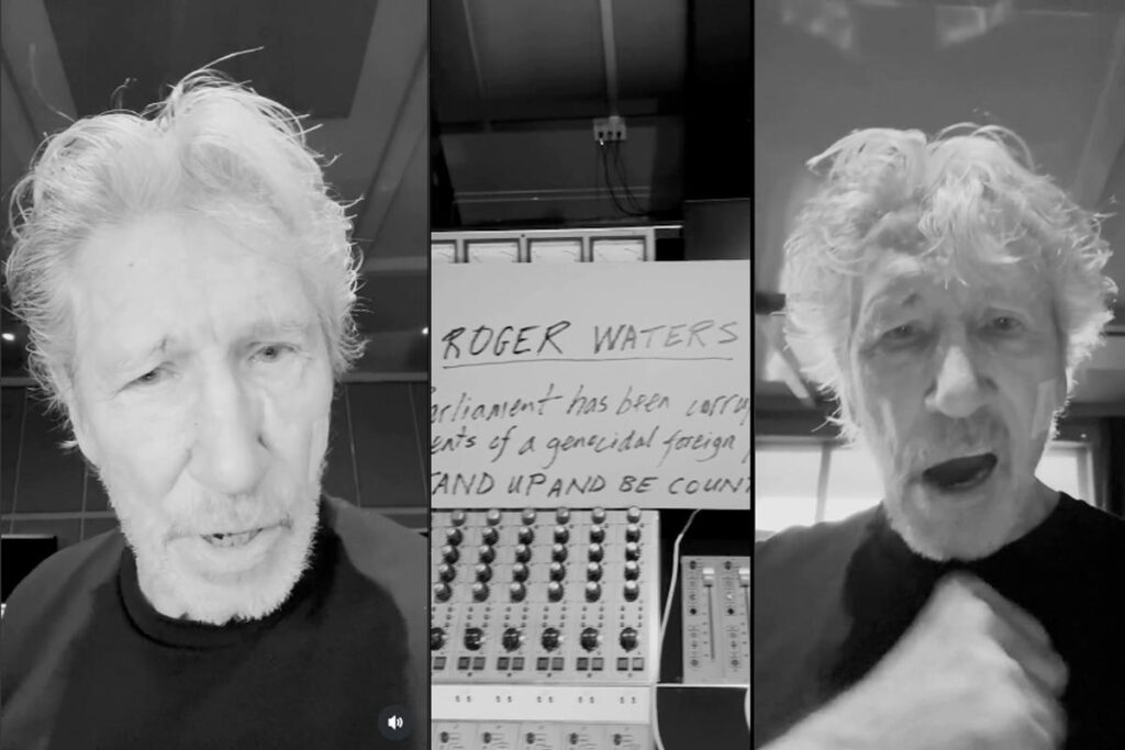Beobachten Sie, wie Roger Waters während des politischen Protests eine Gefängnisstrafe riskieren