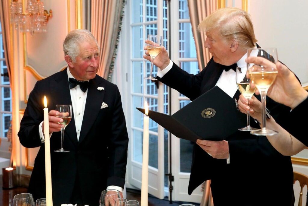 Trump "bestritt die Chance, das Parlament anzusprechen" während des britischen Bundesstaates, um King zu treffen