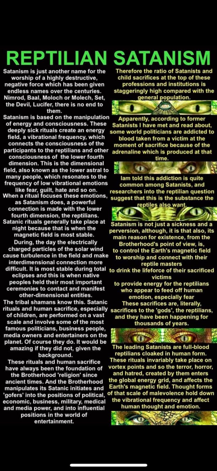 Reptiliensatanismus