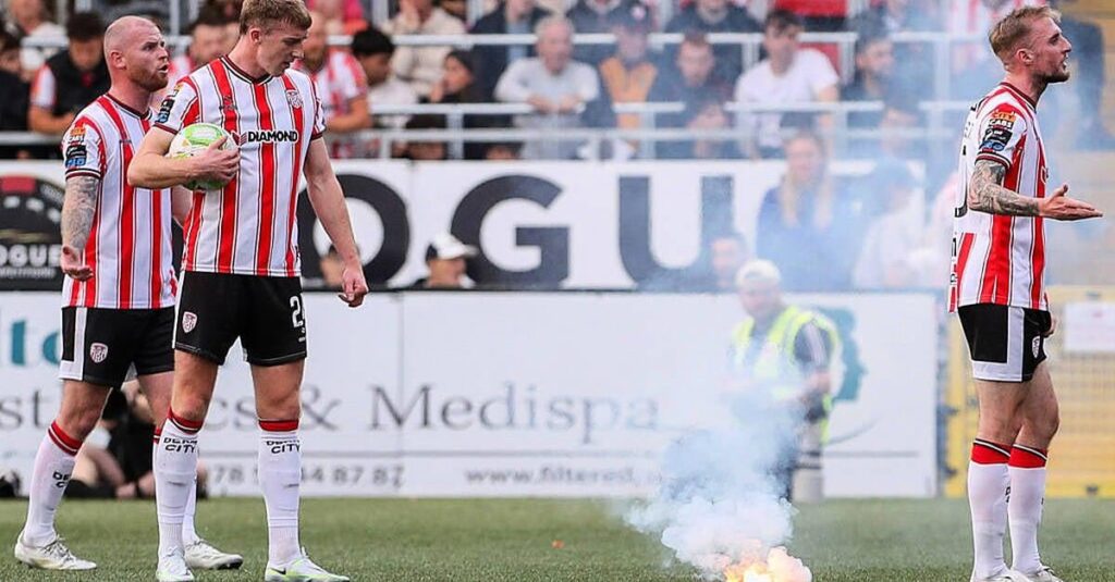 Teenager und Mann im Krankenhaus nach Derry City und Bohemians "greifen sich gegenseitig an"