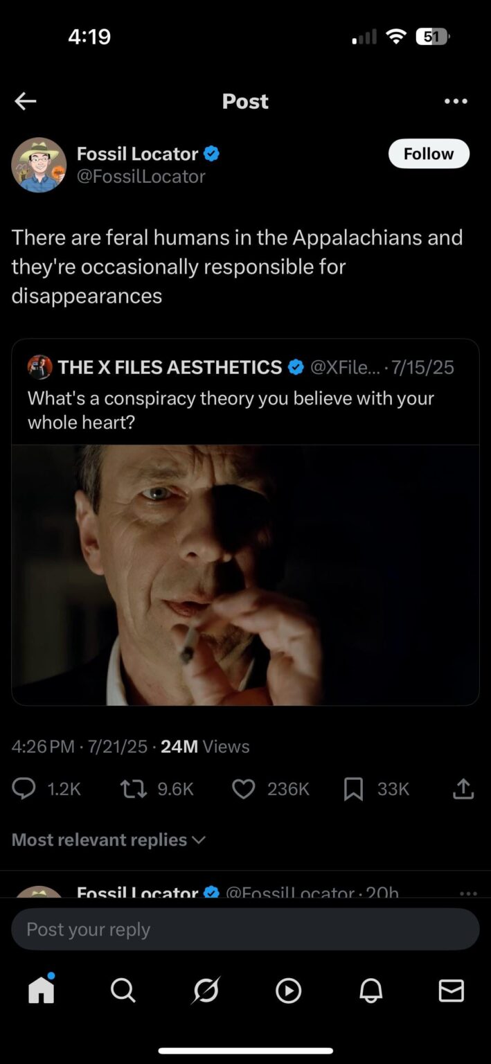 Wildes Menschen tief in Appalachia? Wildes Menschen tief in Appalachia?