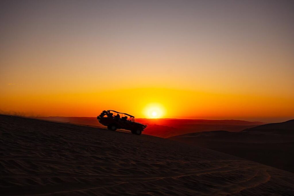 Sonnenuntergang bei Huacachina Dunes 🇵🇪