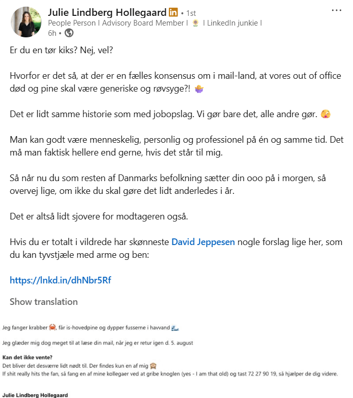 Sehen Sie mich, ich kann die kantigste automatischste Antwort machen