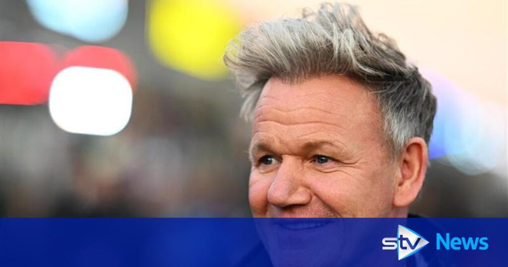 Gordon Ramsay, um auf Hollywood Walk of Fame Star zu bekommen