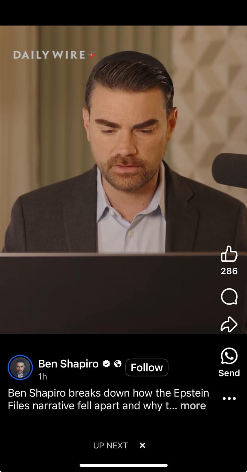 Ben Shapiro behauptet, dass es keine Beweise dafür gibt, dass es eine Kundenliste gibt.
