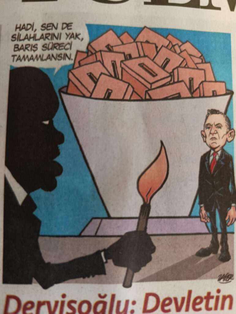 Der Friedensprozess in Erdogans Kopf.