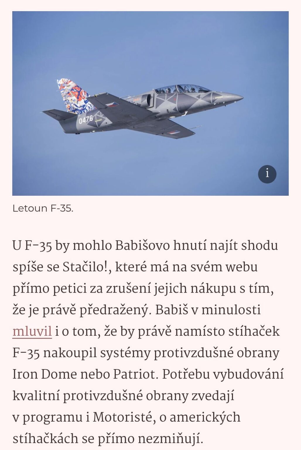 Kämpfer F-35 nach Liste.