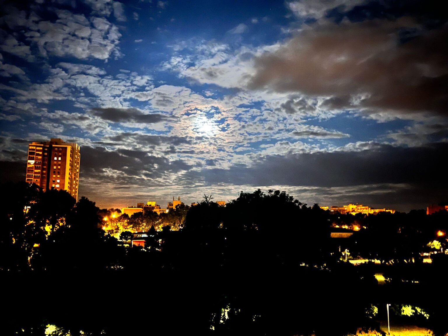 Himmel heute Abend