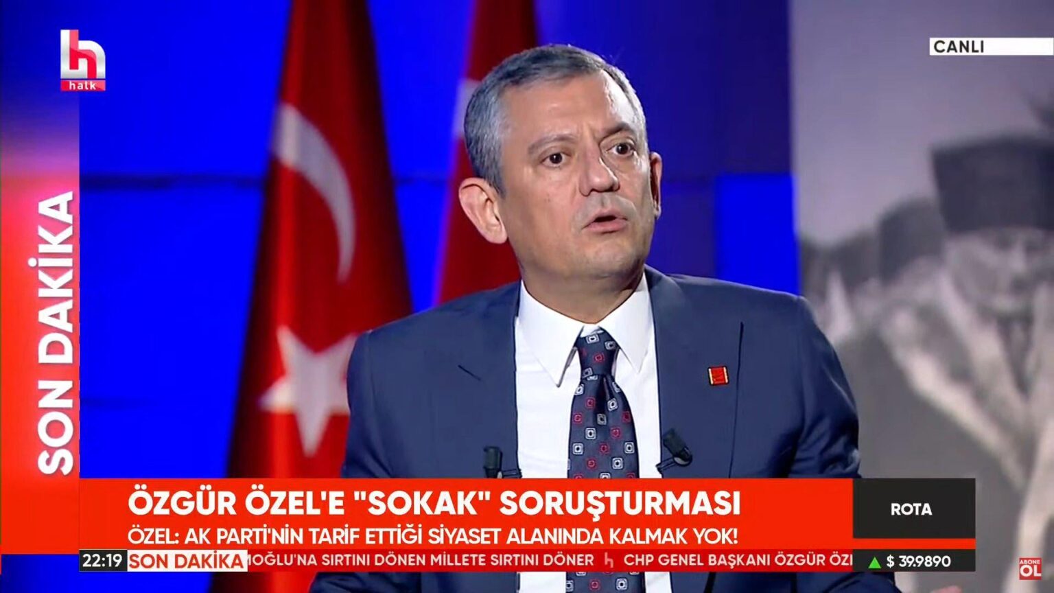 Özgür Özel; (Straßenanruf HK.)