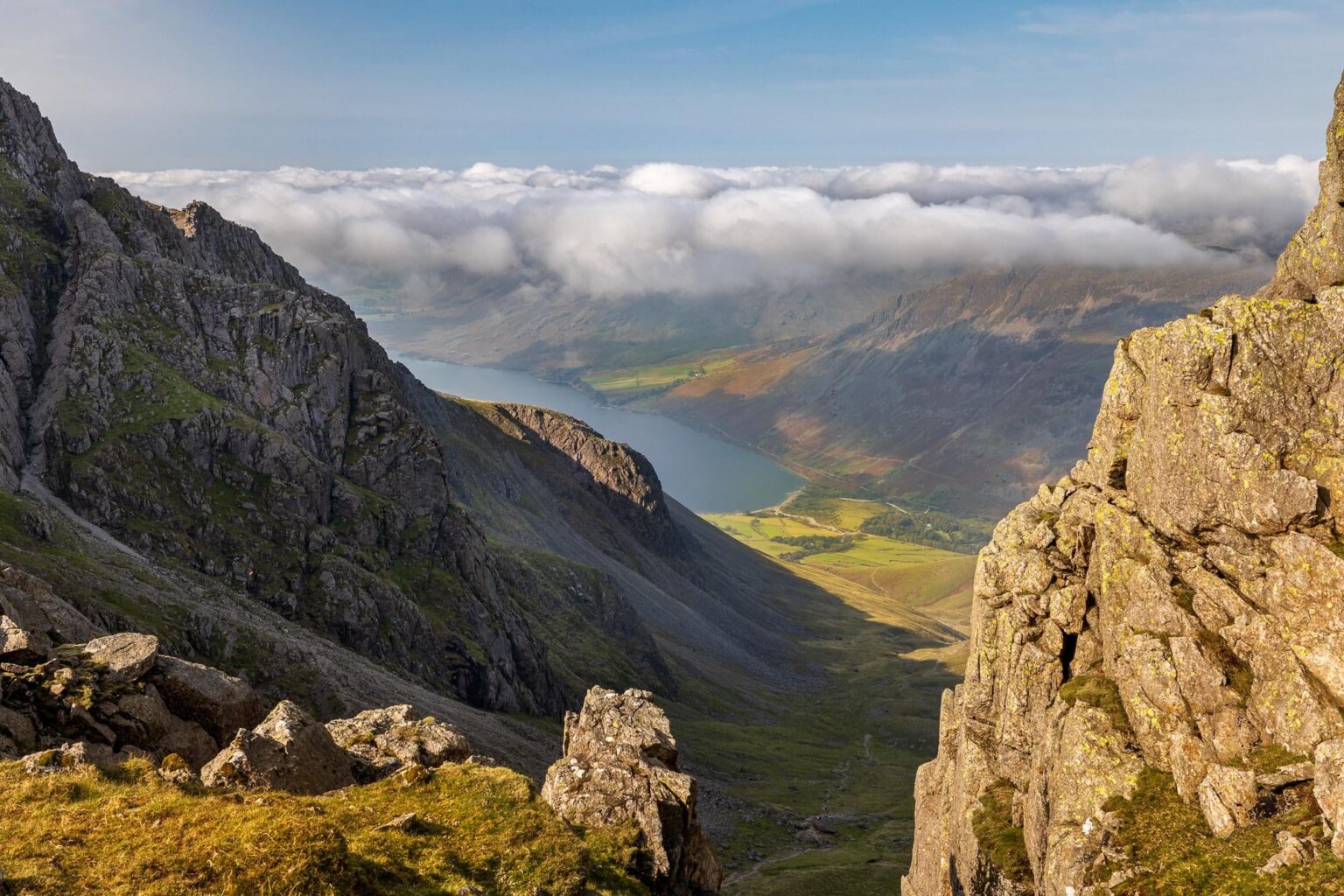 UK Lake District - Wastwater aus Mickledore