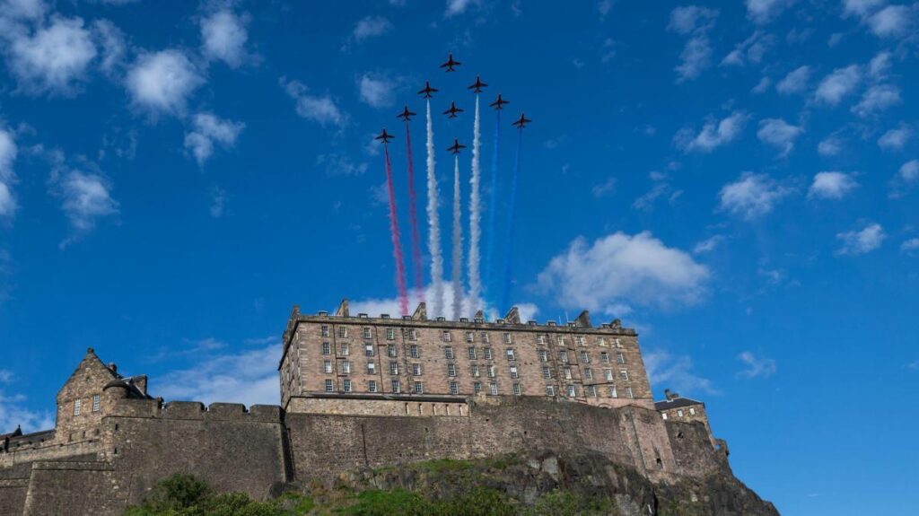 In Schottland werden neue rote Pfeile Jets gebaut