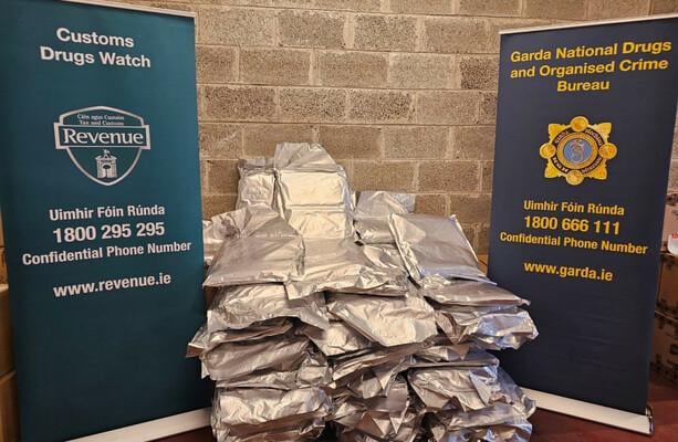 Van in Co Wexford abgefangen mit Cannabis im Wert von 1,6 Mio. €
