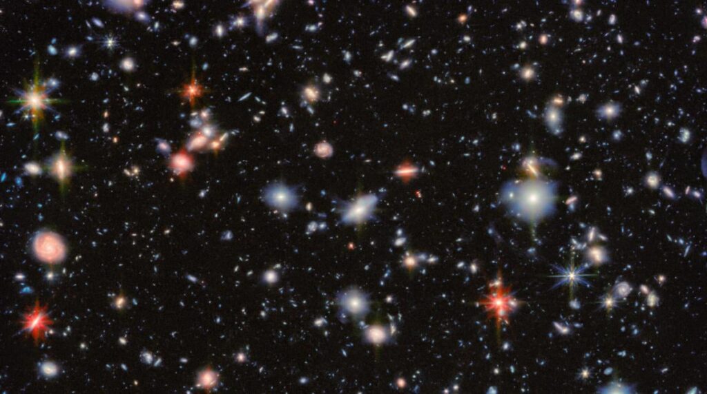 James Webb Space Telescope besucht ein klassisches Hubble -Bild von über 2.500 Galaxien