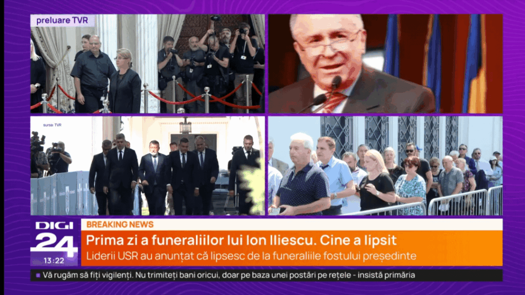 Nicușor zollte dem toten Verbrecher nicht Tribut. Bravo Nicușor!
