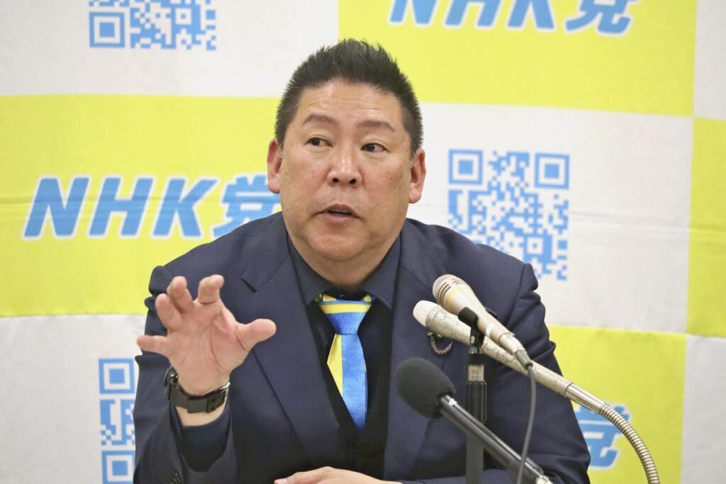 Die Frau des verstorbenen Hyogo Präfekturalversammlung erhebt eine Beschwerde gegen den NHK -Parteiführer; Tachibana steht vor einer Verleumdungsansprüche