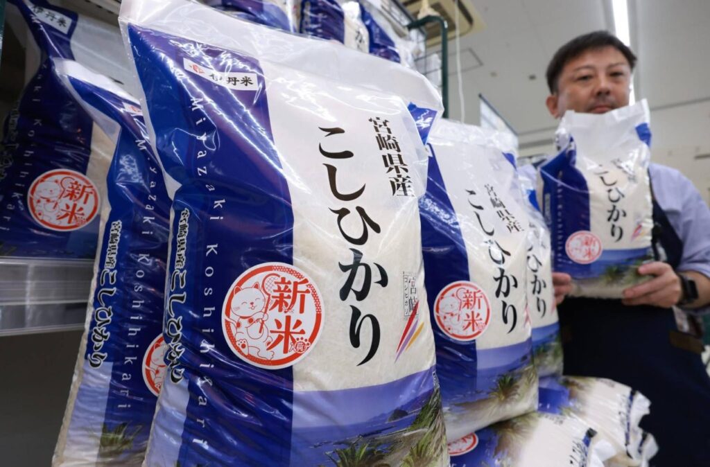 Japans erste Reisernte von 2025 wird zu hohen Preisen zum Verkauf angeboten