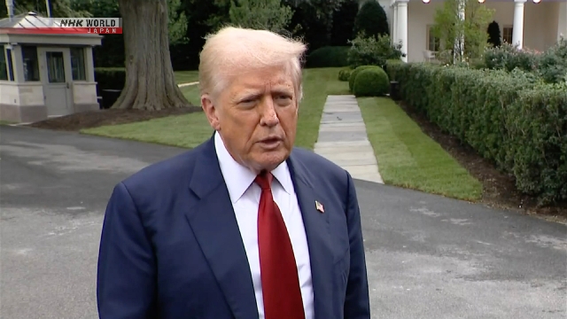 Trump sagt, er habe zwei nukleare U -Boote angewiesen