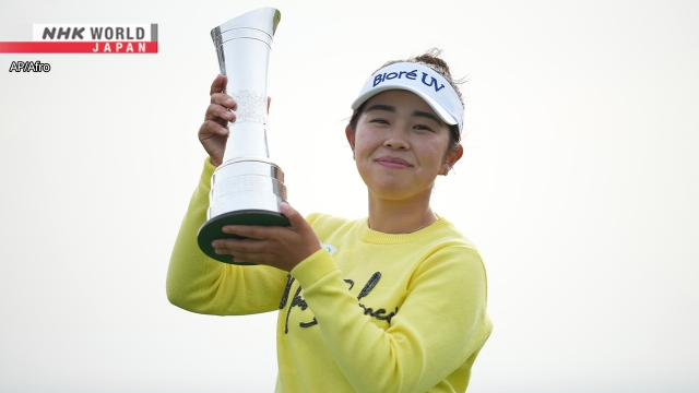 Der japanische Golfer Yamashita Miyu gewinnt die britischen Frauen offener