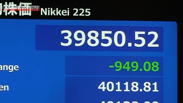 Tokyo -Aktien fallen auf Einbruch der US -Jobdaten, Yen stärkt