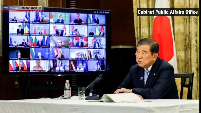 Japans Premierminister Ishiba fordert Solidarität unter den westlichen Nationen über die Ukraine