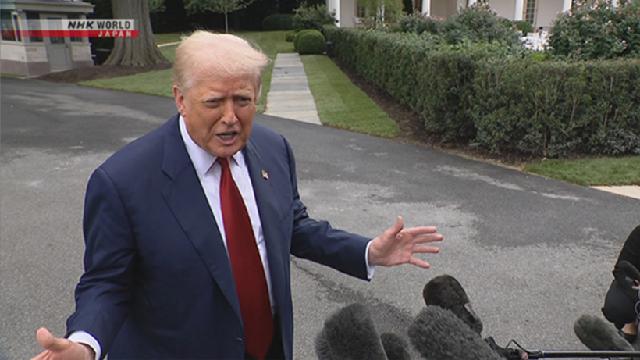 Trump betont "Frieden durch Stärke" in der Jubiläumsbotschaft des Zweiten Weltkriegs