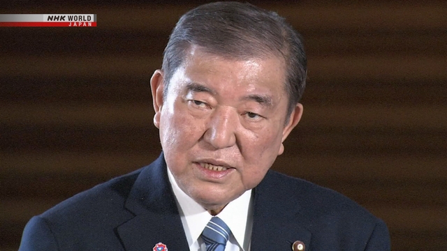 Der japanische PM Ishiba fordert Waffenstillstand und nur Frieden für die Ukraine