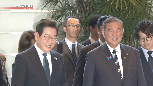 S.Koreaner Präsident Lee in Tokio für Gespräche mit dem japanischen Premierminister Ishiba