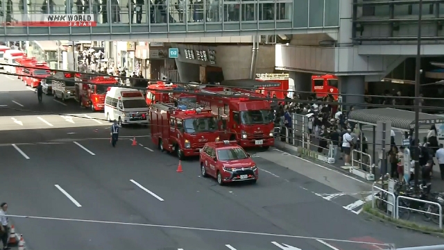 Mann, der in Tokio verhaftet wurde, nachdem er angeblich Tränengas besprüht hatte