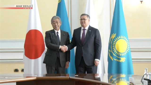 Japan, kasachischer FMS stimmen zu, schnell auf den regionalen Gipfel hinzuarbeiten