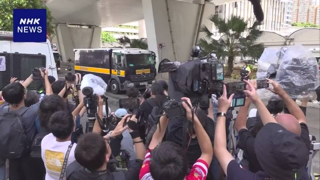 Der nationale Sicherheitsverfahren von Hong Kong, der Verleger Jimmy Lai endet