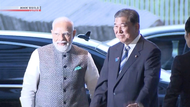 Ishiba, Modi bestätigen, dass die Zusammenarbeit von Japan-Indien in breiten Gebieten erhöht wird
