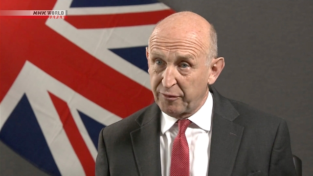 Der britische Verteidigungschef betont die Bedeutung von Sicherheitsbeziehungen zu Japan