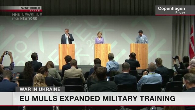 Die EU betrachtet die Ausweitung der militärischen Ausbildung für Ukraine -Truppen