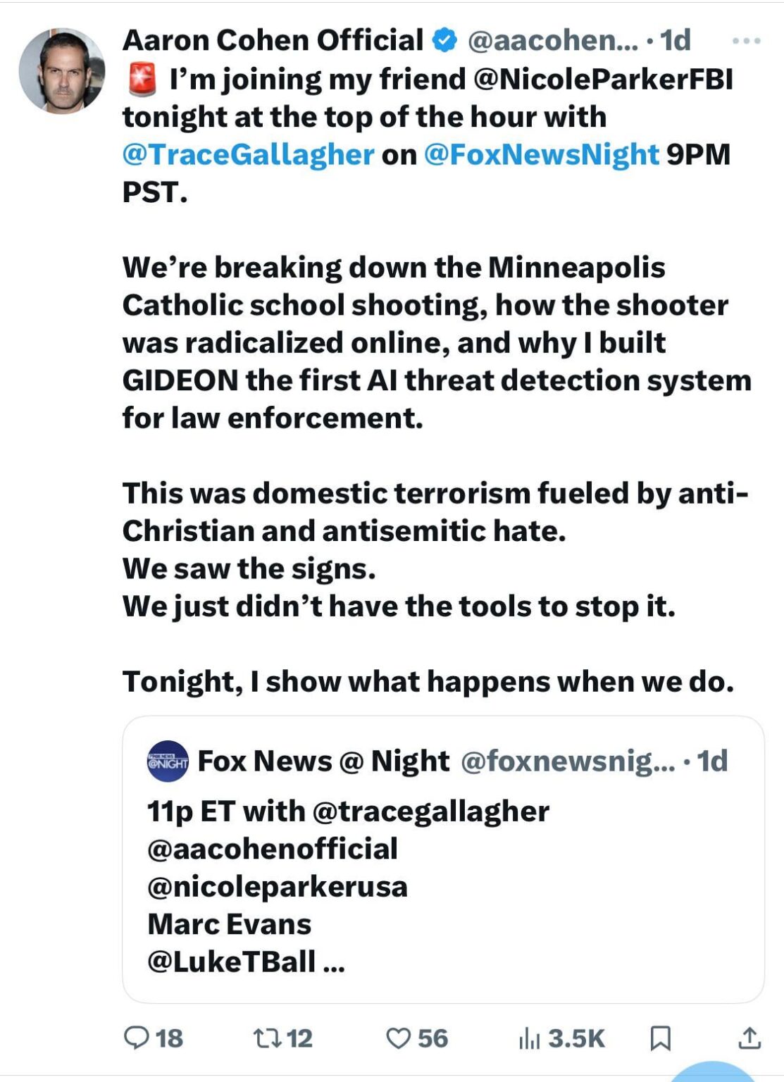 Der Versuch, das Bild so zu streichen, als wären Christen und Zionisten, die gezielt werden ...