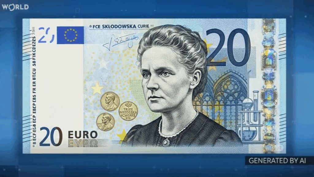 Polen fordert die EZB auf, den vollständigen Namen von Marie Skłodowska-Kurie in Euro Note zu verwenden Polen fordert die EZB auf, den vollständigen Namen von Marie Skłodowska-Kurie in Euro Note zu verwenden