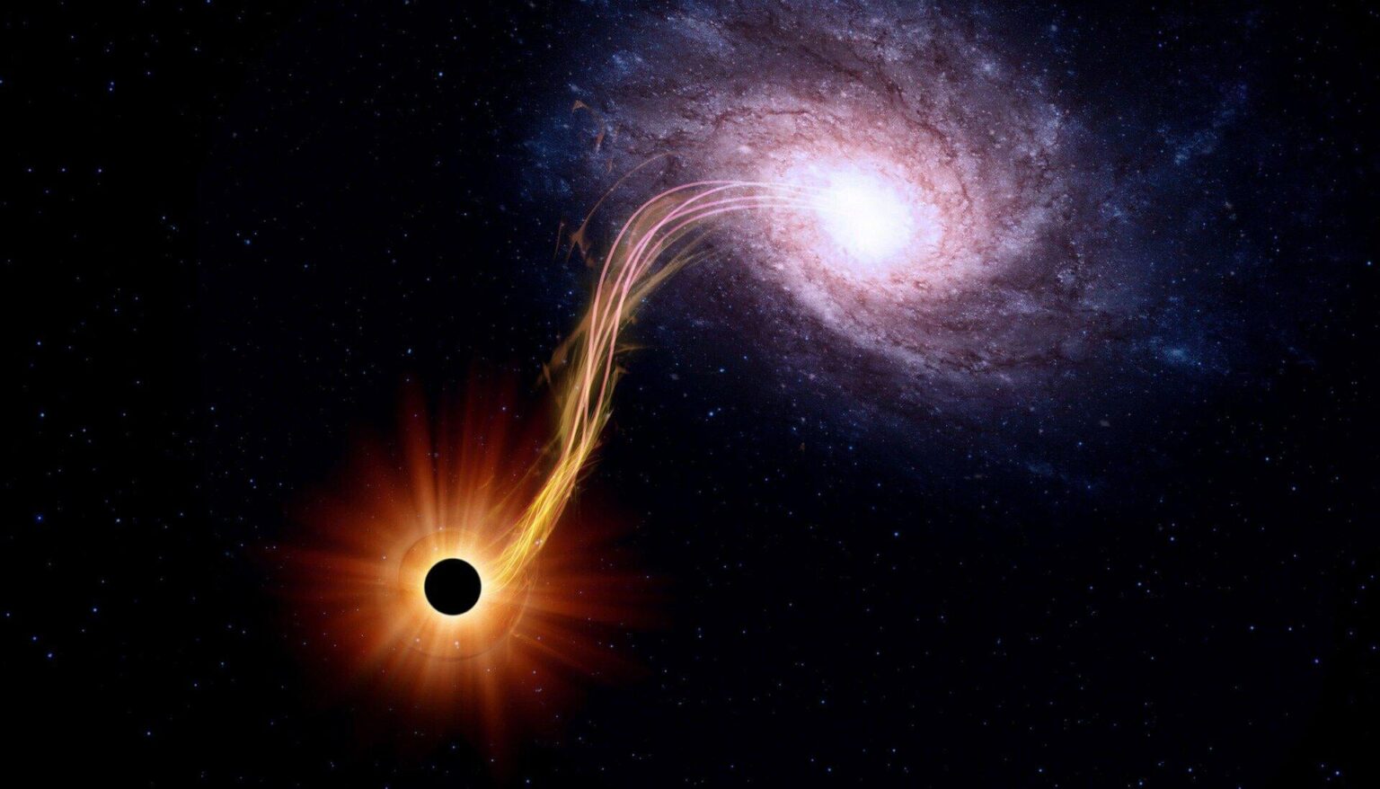 Schwarze Löcher können die Motoren sein, die die dunkle Energie des Universums treiben