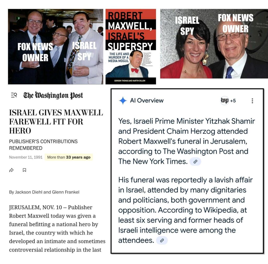 Funktioniert Fox News im Namen eines ausländischen Gegners, der meine Regierung durch Vergewaltigung von Kindern erpresst?