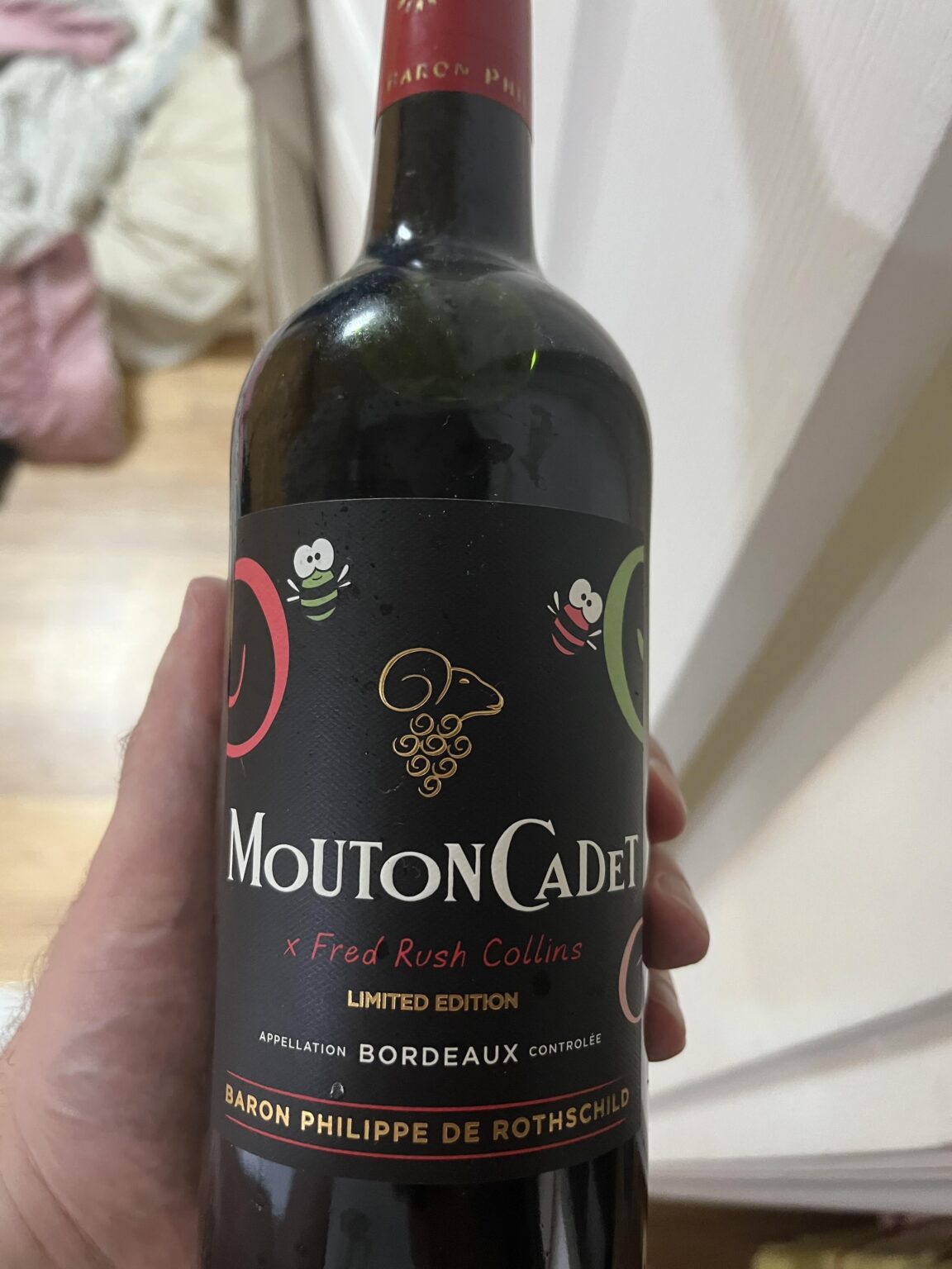 Warum bietet mein Rothschild -Wein einen Ziegenkopf aus 6?
