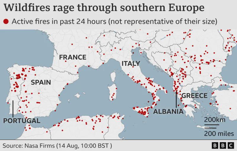 Die EU sendet Spanien wildfeuer Hilfe, wenn die Zahl der Todesopfer steigt
