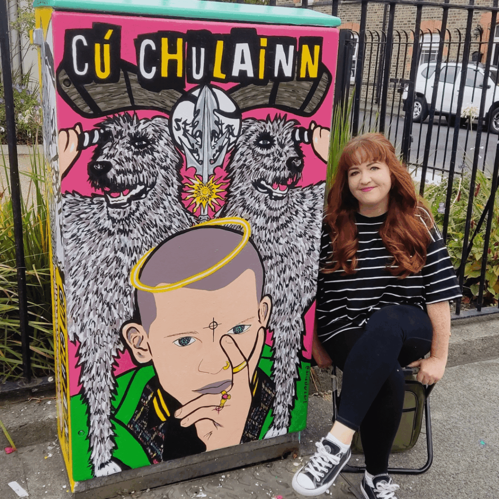 Meine Interpretation von Cú Chulainn für die diesjährige Dublin -Leinwand (weitere Details zu Insta - Acidstarzart)
