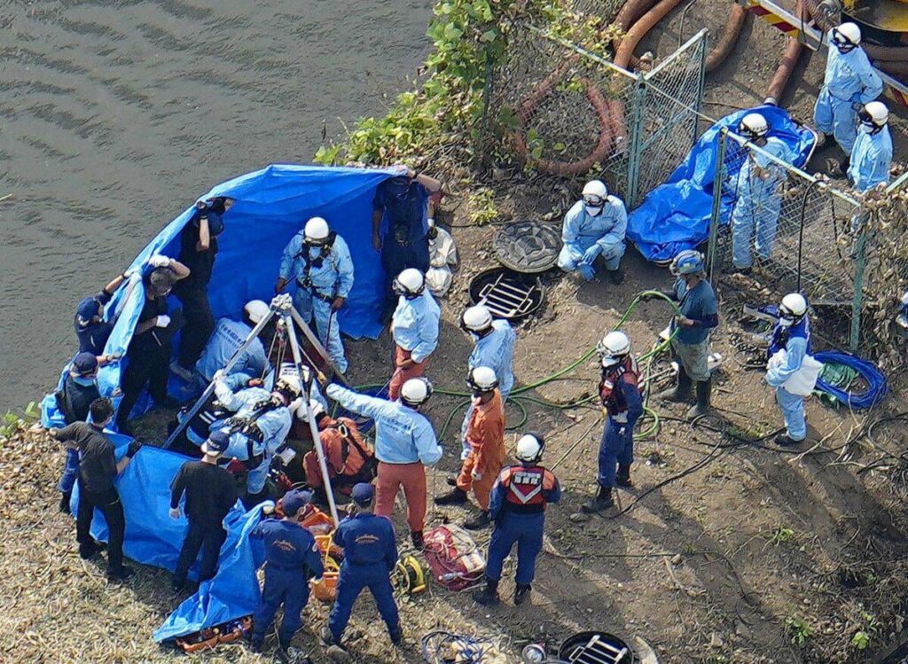 4 Arbeiter sterben während der Abwasserprüfung, giftiges Gas, das vor Ort festgestellt wurde