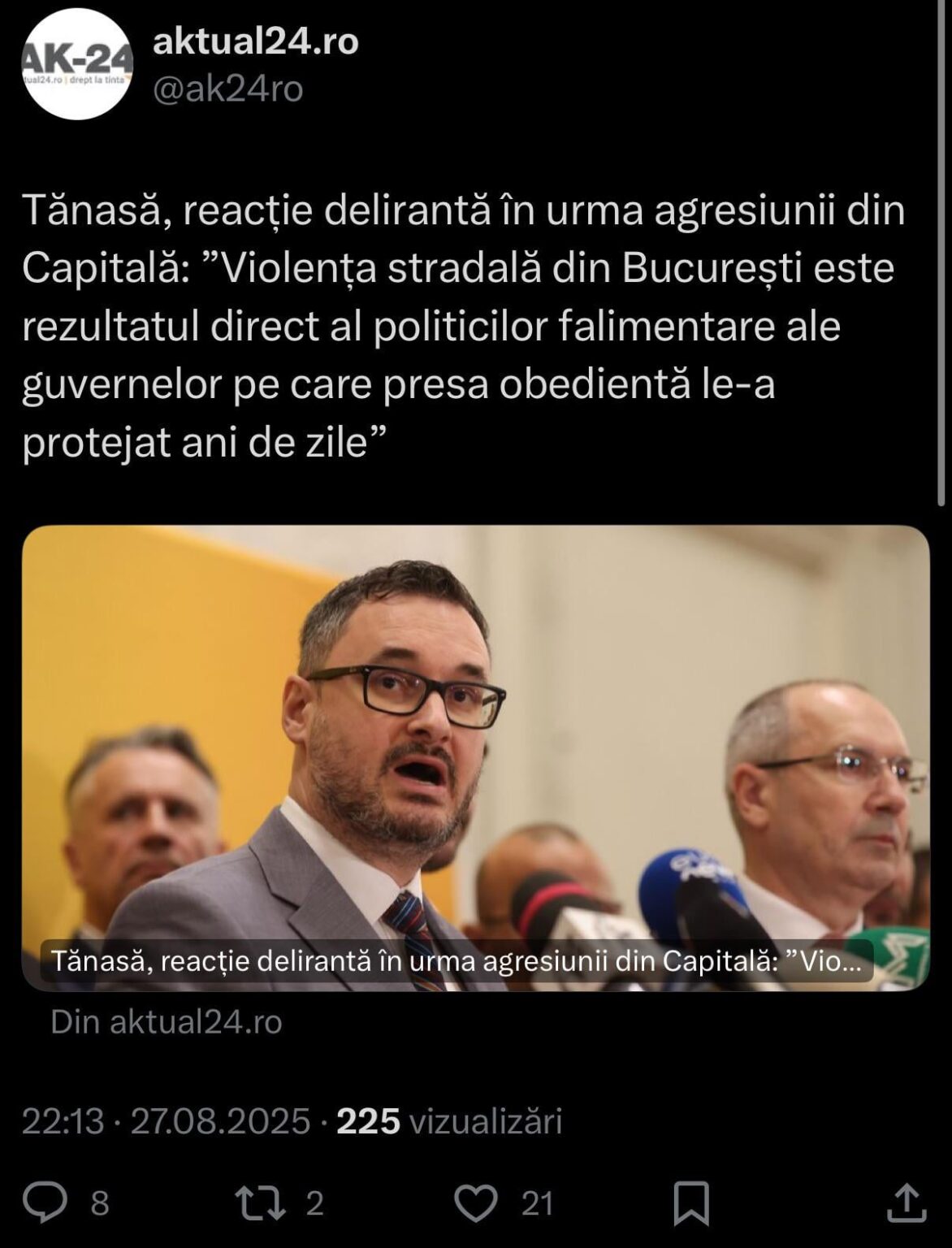 Der ultra-extremistische Stellvertreter Dan Tănasa hat schwerwiegende Dachbodenprobleme!