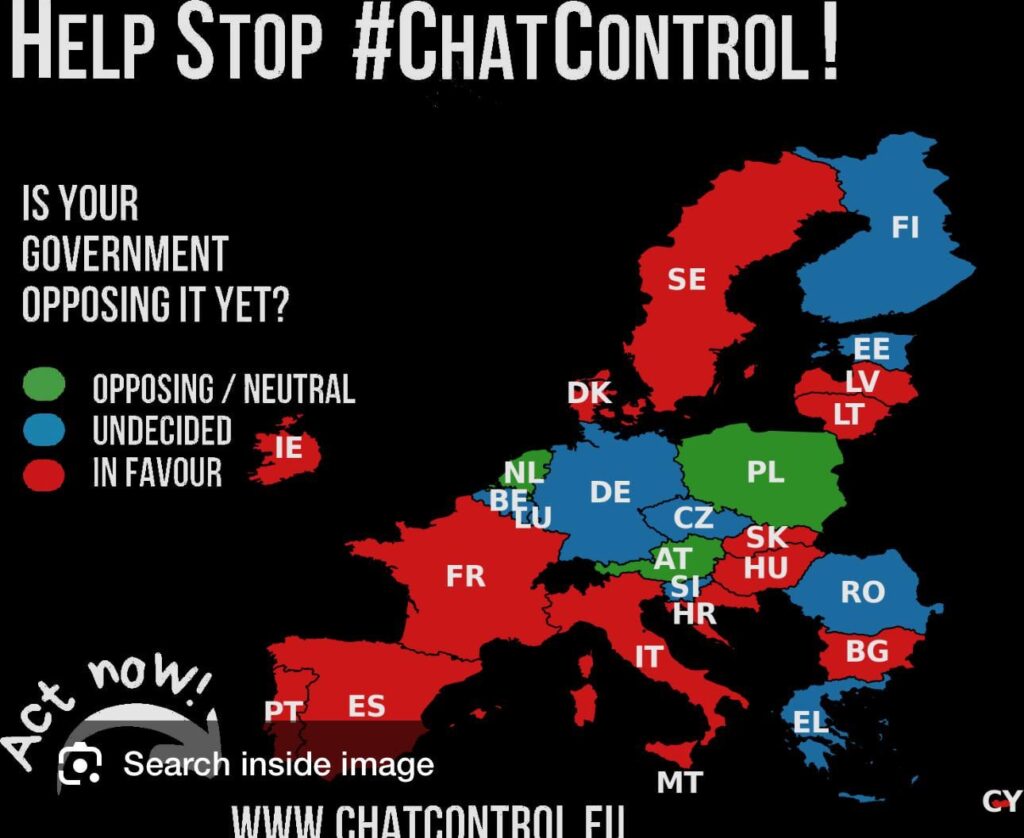 Wie können die Europäer die EU davon abhalten, jede private Botschaft zu scannen und die Verschlüsselung für alle außer Politiker zu brechen?