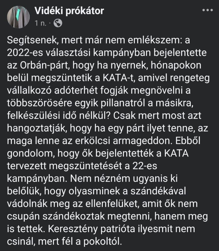 Sie selbst haben das getan, was sie jetzt etwas anderes beschuldigen