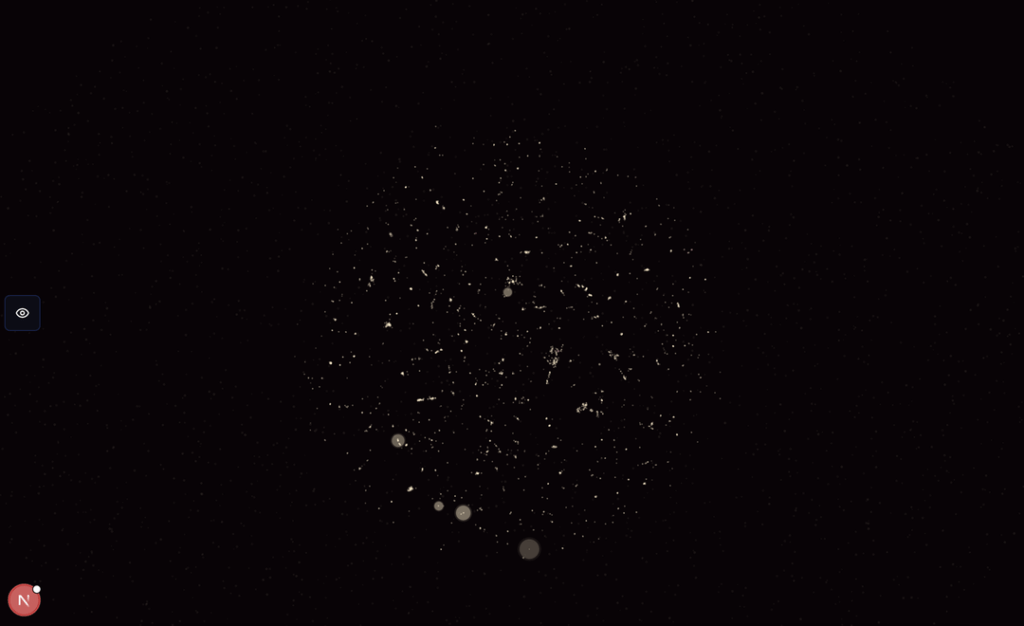 Erfahrung in der Erstellung von Stern-Galaxy-ähnlichen Punkt-Visualisierungen? Erfahrung in der Erstellung von Stern-Galaxy-ähnlichen Punkt-Visualisierungen?