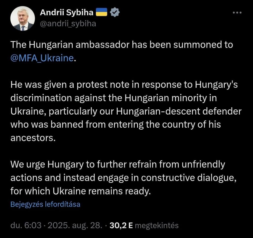 Die Ukrainer protestieren gegen Diskriminierung der ungarischen Minderheit in der Ukraine!