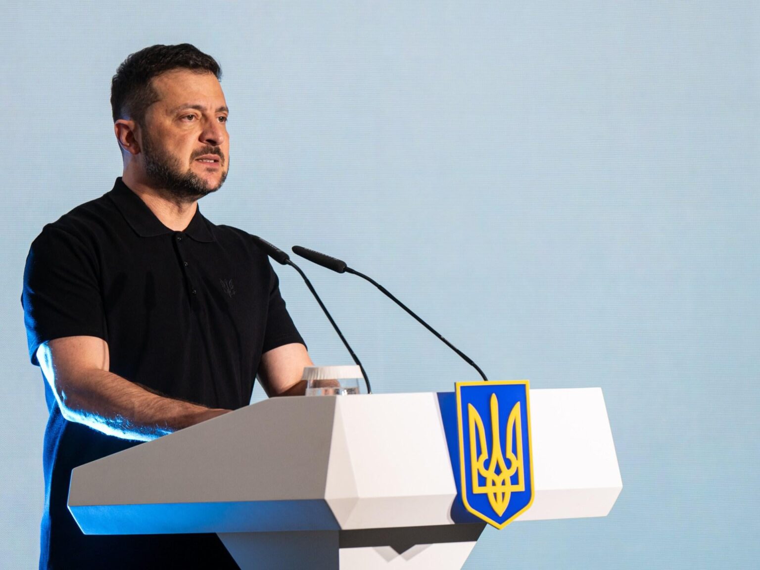 Zelenskyy der Ukraine fordert den globalen Süden auf, Russland unter Druck zu setzen, Krieg zu beenden