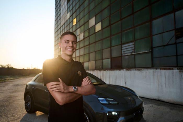 Porsche Rumänien nennt David Popovici Freund der Marke
