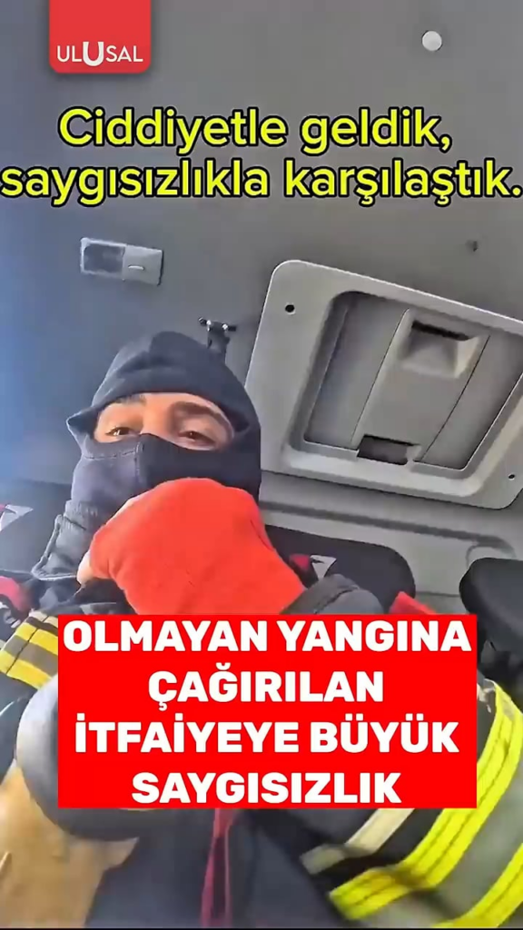 Der Mann, der der Feuerwehr eine Lüge meldete: "Waschen Sie den Laden übrigens."